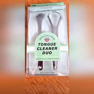 Tongue Cleaner Duo Stainless Steel.